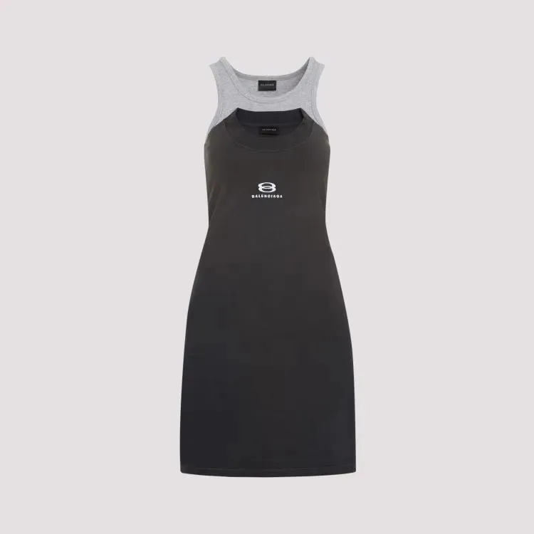  Balenciaga  Faded Black White Cotton Patched T-Shirt Top Black