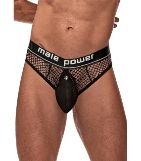 Jock mit Ring & Fischnetzmuster für Herren - Schwarz online günstig kaufen