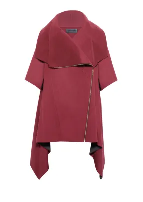 Poncho Cashmere Red — By designer 