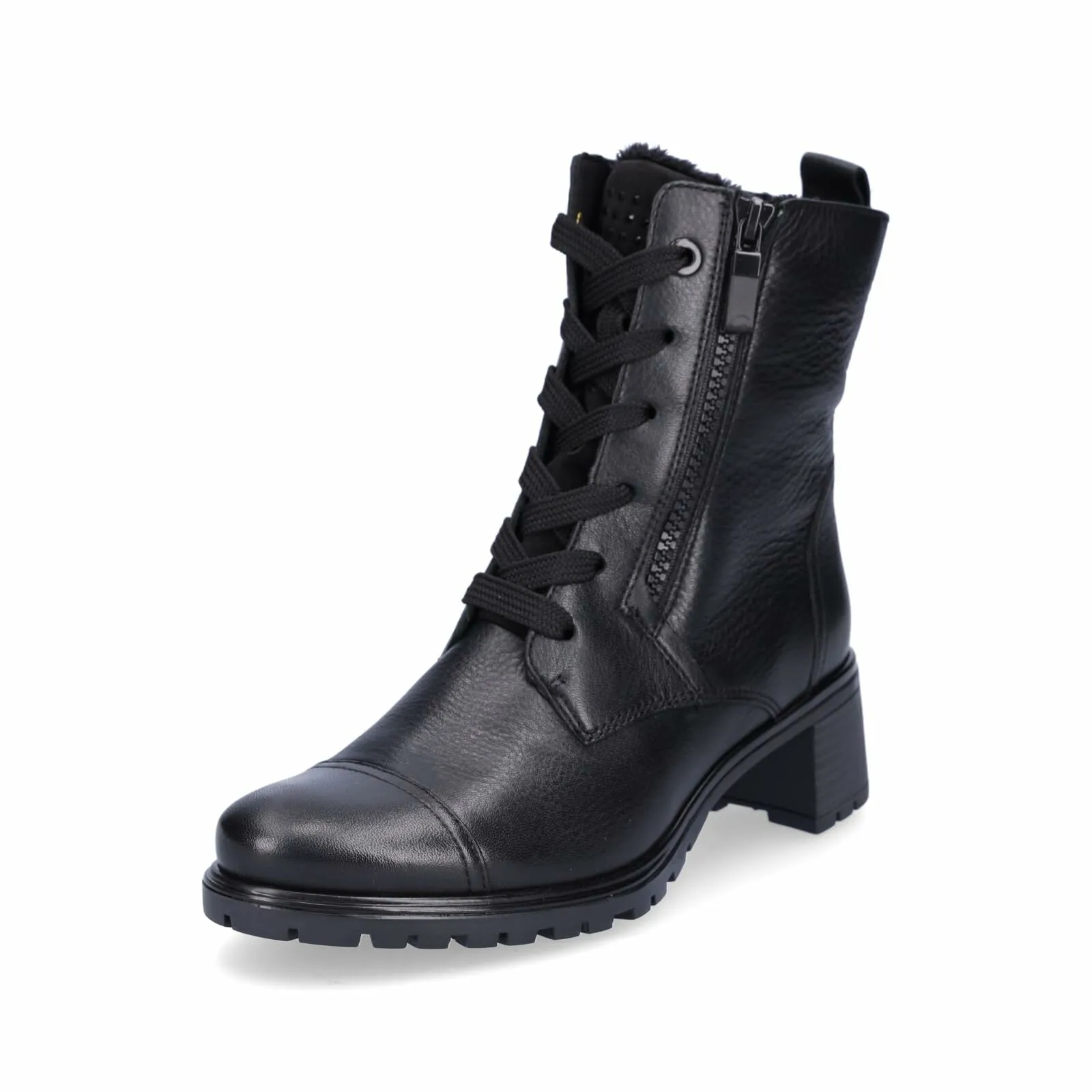 Schnürstiefel - schwarz