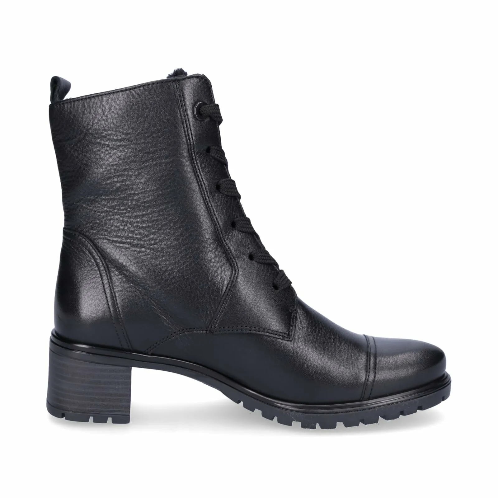 Schnürstiefel - schwarz